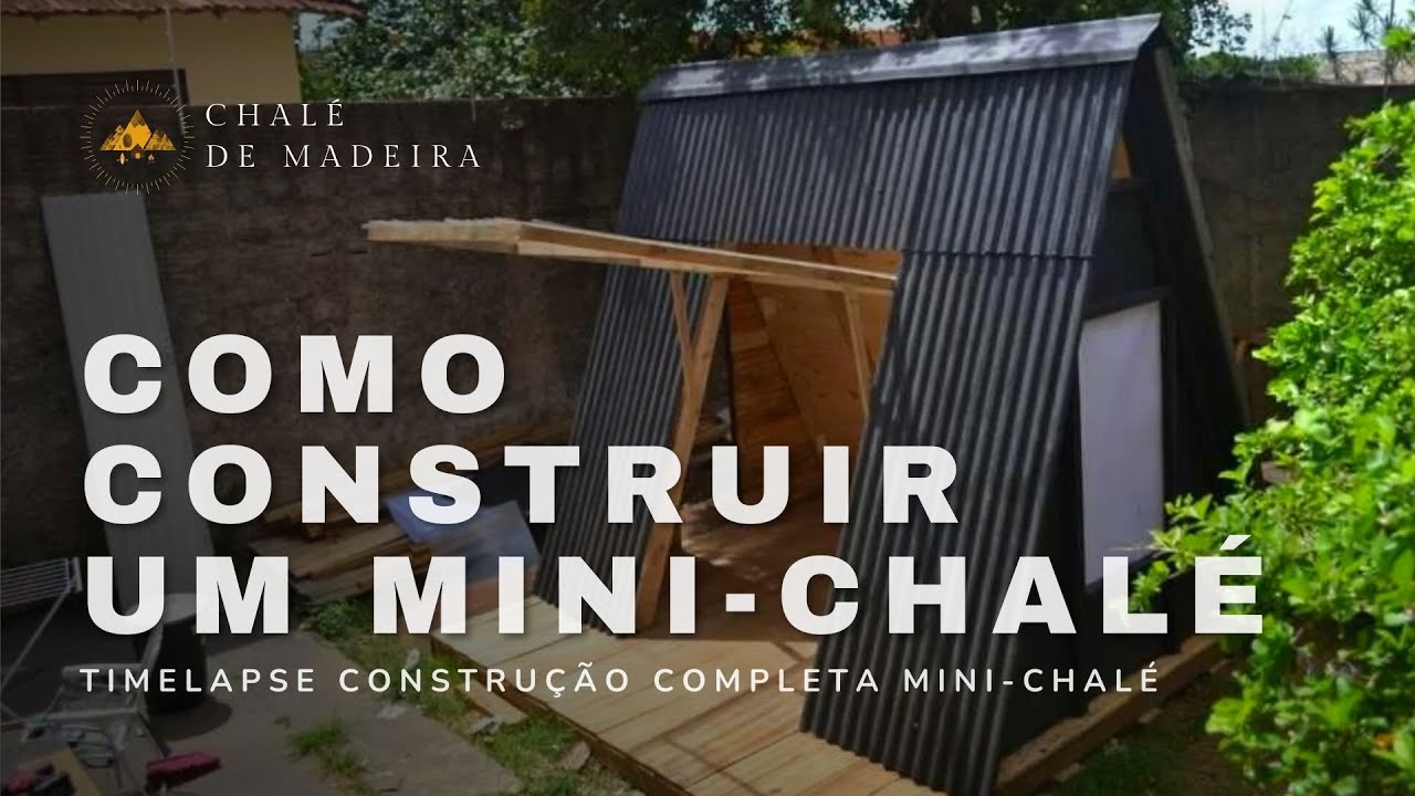 Como construir um Chalé de Madeira do Zero! - Time-lapse