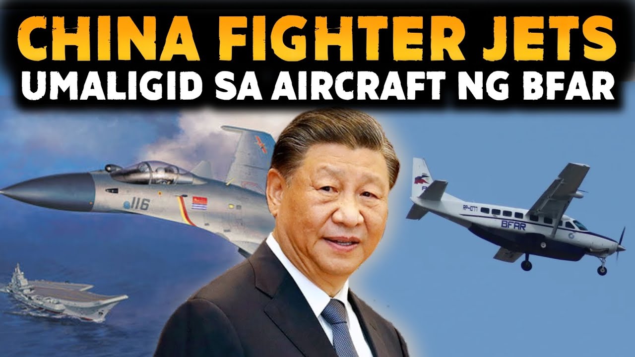 CHINESE FIGHTER JETS UMALIGID SA AIRCRAFT NG BFAR SA SCARBOROUGH SHOAL