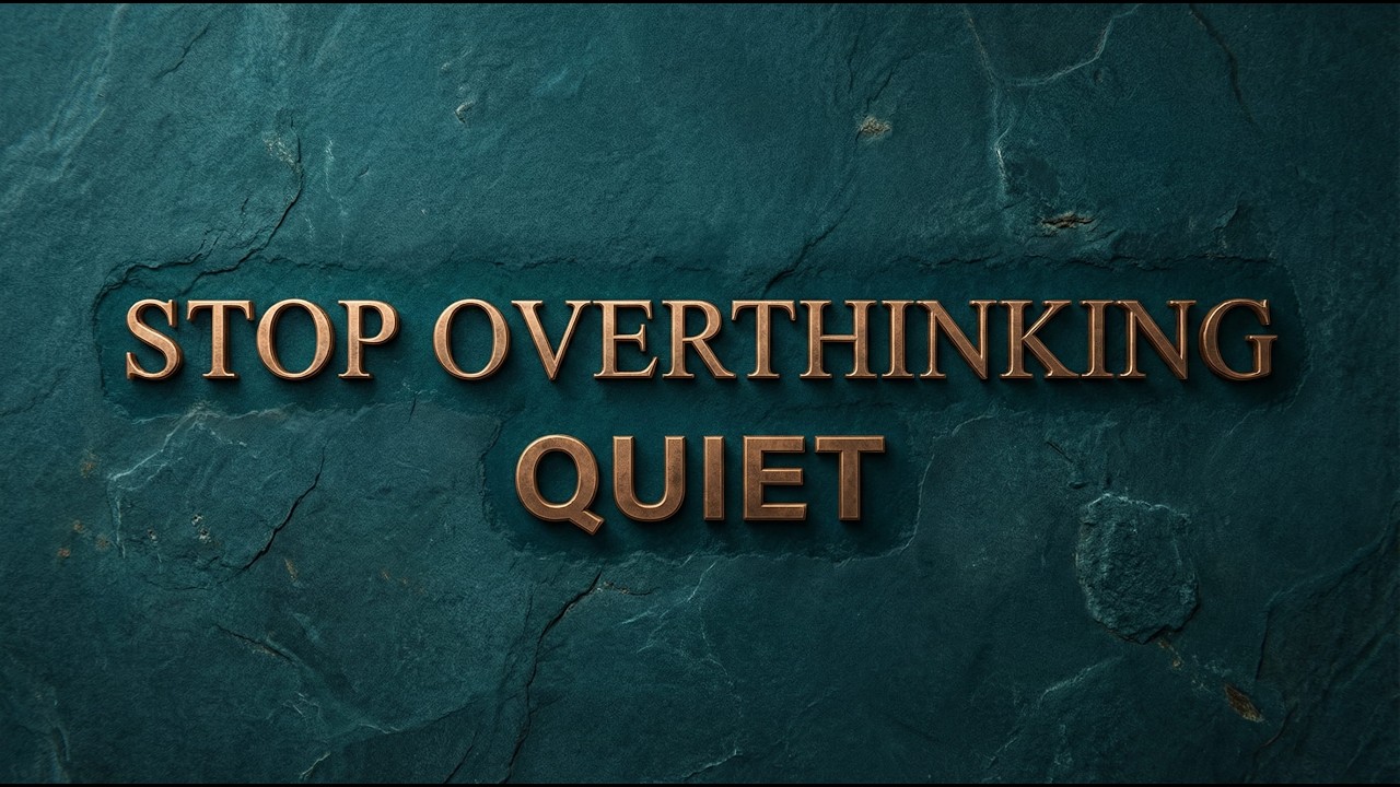 432 Hz STOP OVERTHINKING (30 MIN) | Quiet Racing Thoughts