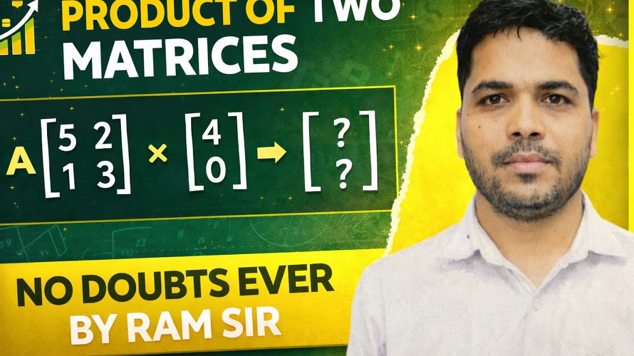 PRODUCT OF TWO MATRICES….NO DOUBTS EVER