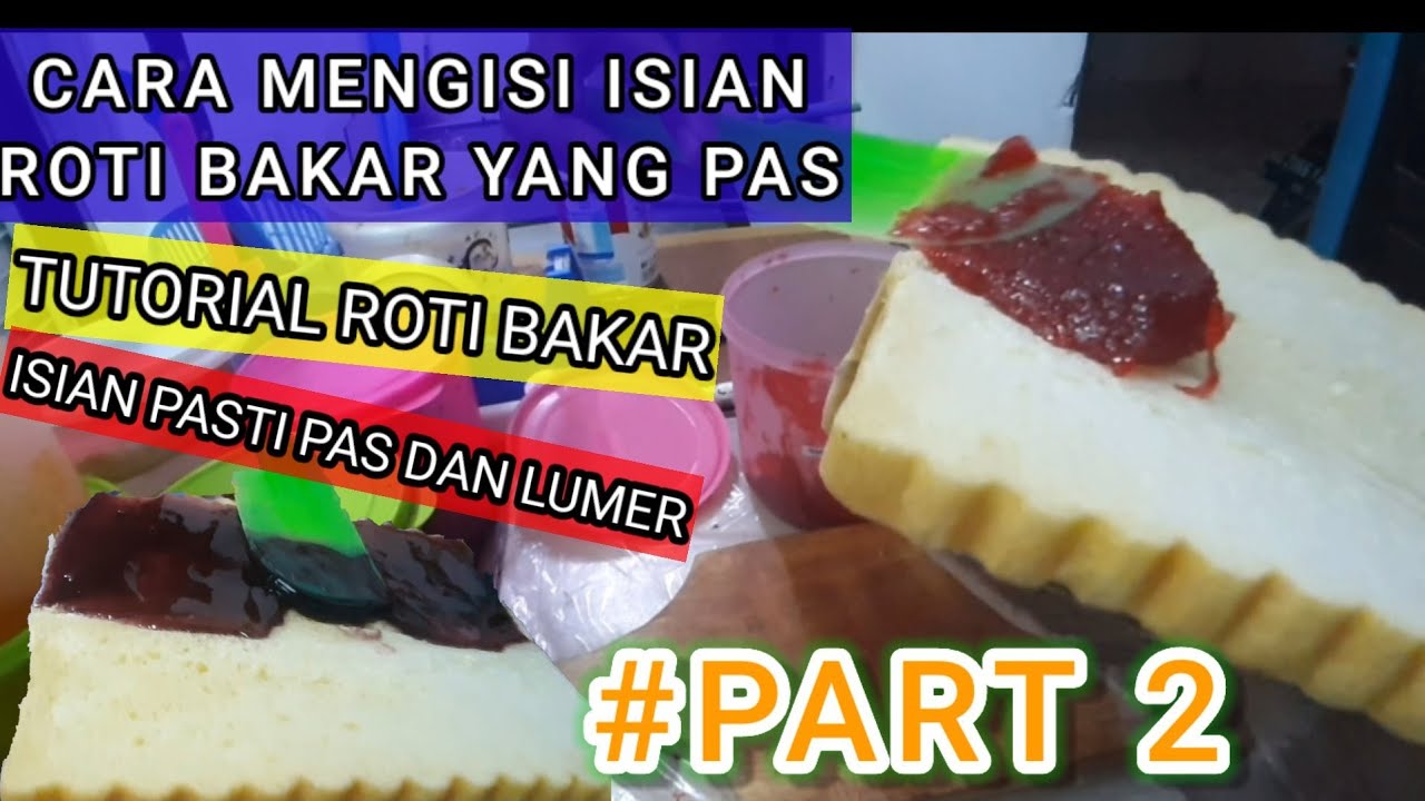Cara membuat roti bakar || cara mengisi isian roti bakar - cara membuat roti bakar bandung
