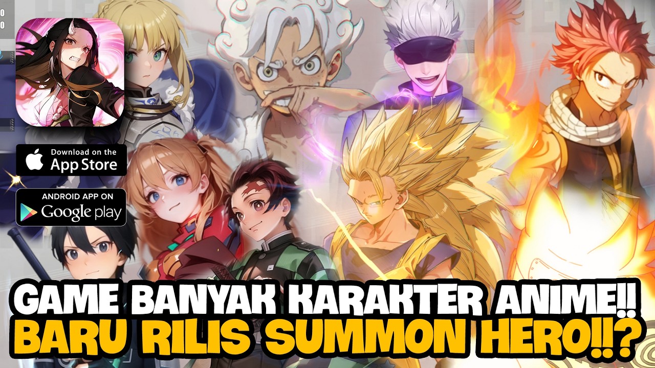 Baru Rilis Game Banyak Karakter Anime!! Hero Nya Lucu Dan Animasi Bagus!! - Summon Hero X7GAME