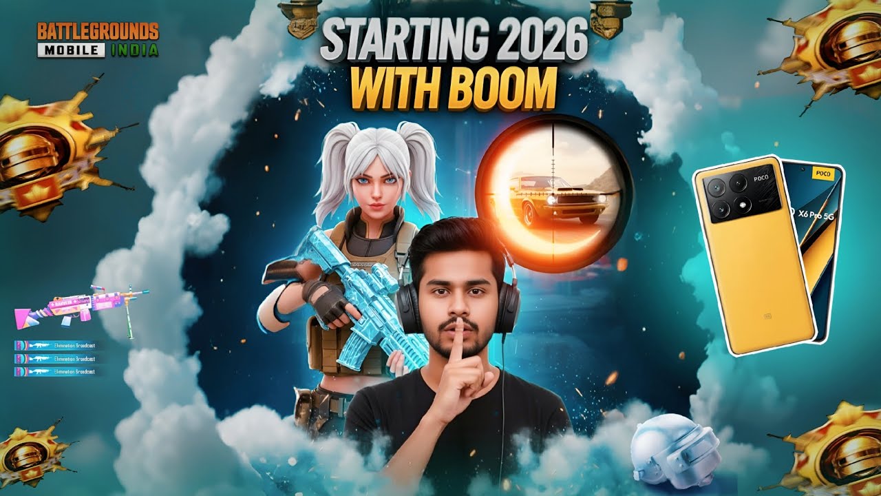 STARTING 2026 WITH BOOM #pubg #mobilegame #bgmi 