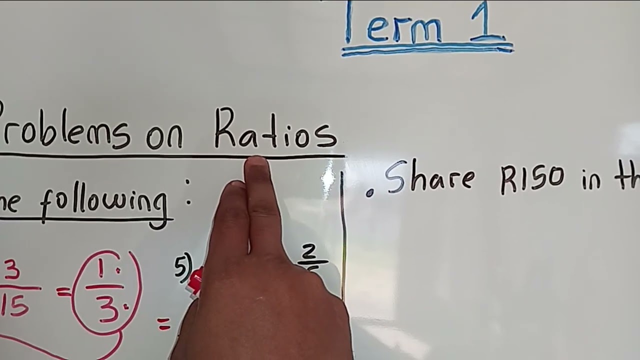 Practice Problems on Ratios