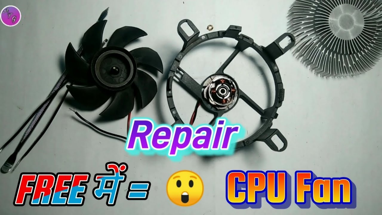 How to repair CPU cooling fan at home||Free😲में|| How to repair exhaust fan at home||Hindi में