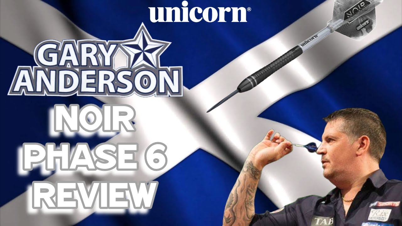 Unicorn Gary Anderson Noir Phase 6 Darts Review