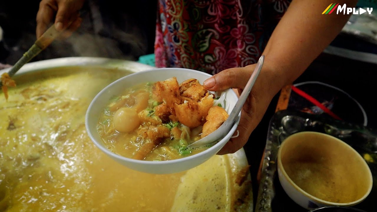 မုန့်ဟင်းခါး ဘယ်လိုချက်ရောင်း 🍲 Burmese Fish Soup Mohinga