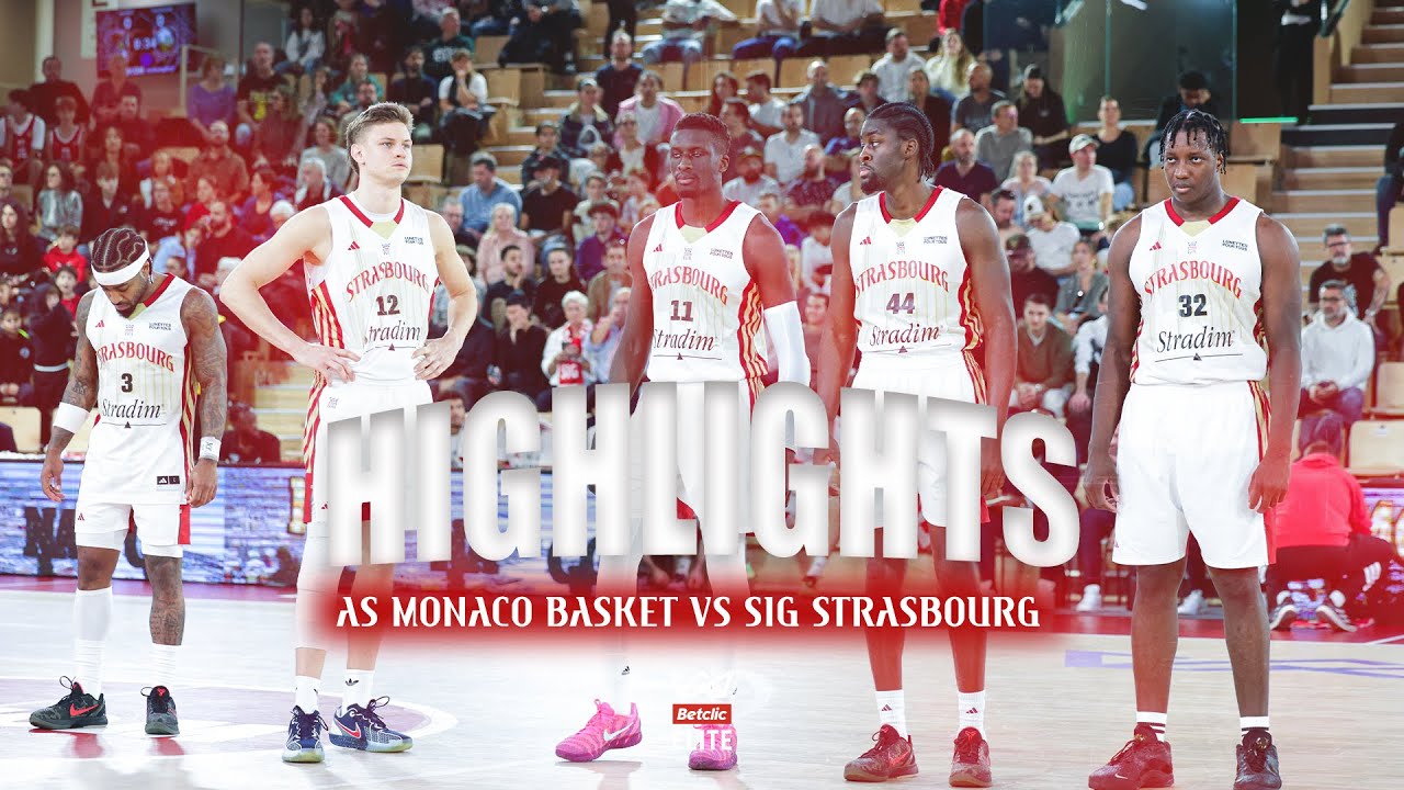 [Highlights J11] AS Monaco Basket vs SIG Strasbourg