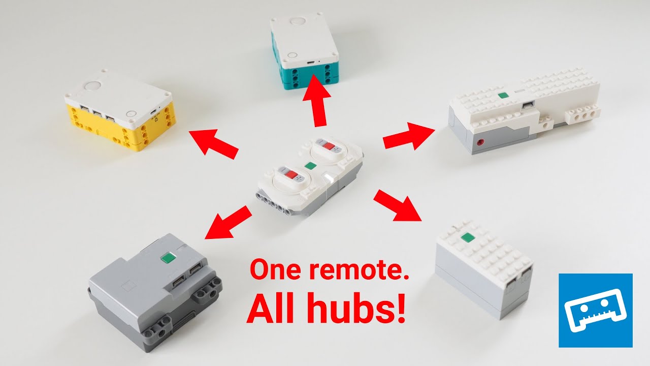 How to use the Powered Up Remote for LEGO Technic, City, BOOST, and MINDSTORMS!