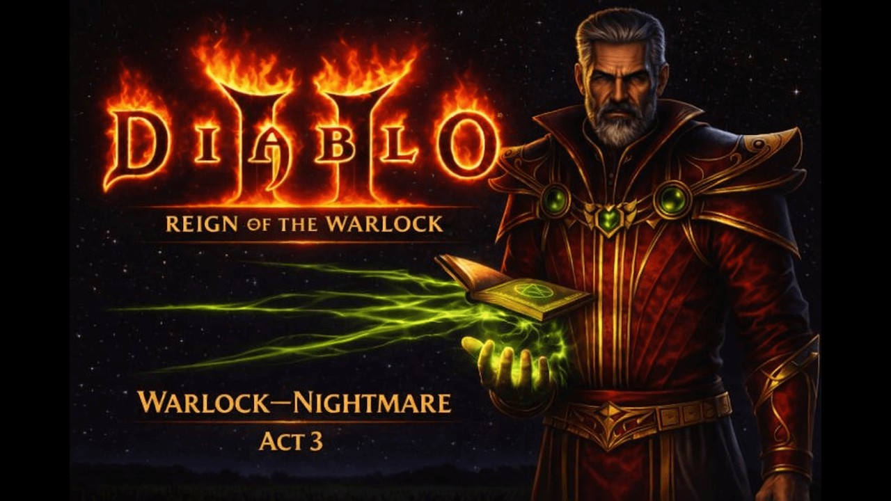 Chill D2R - Echoing Strike Warlock - Nightmare, Act 3