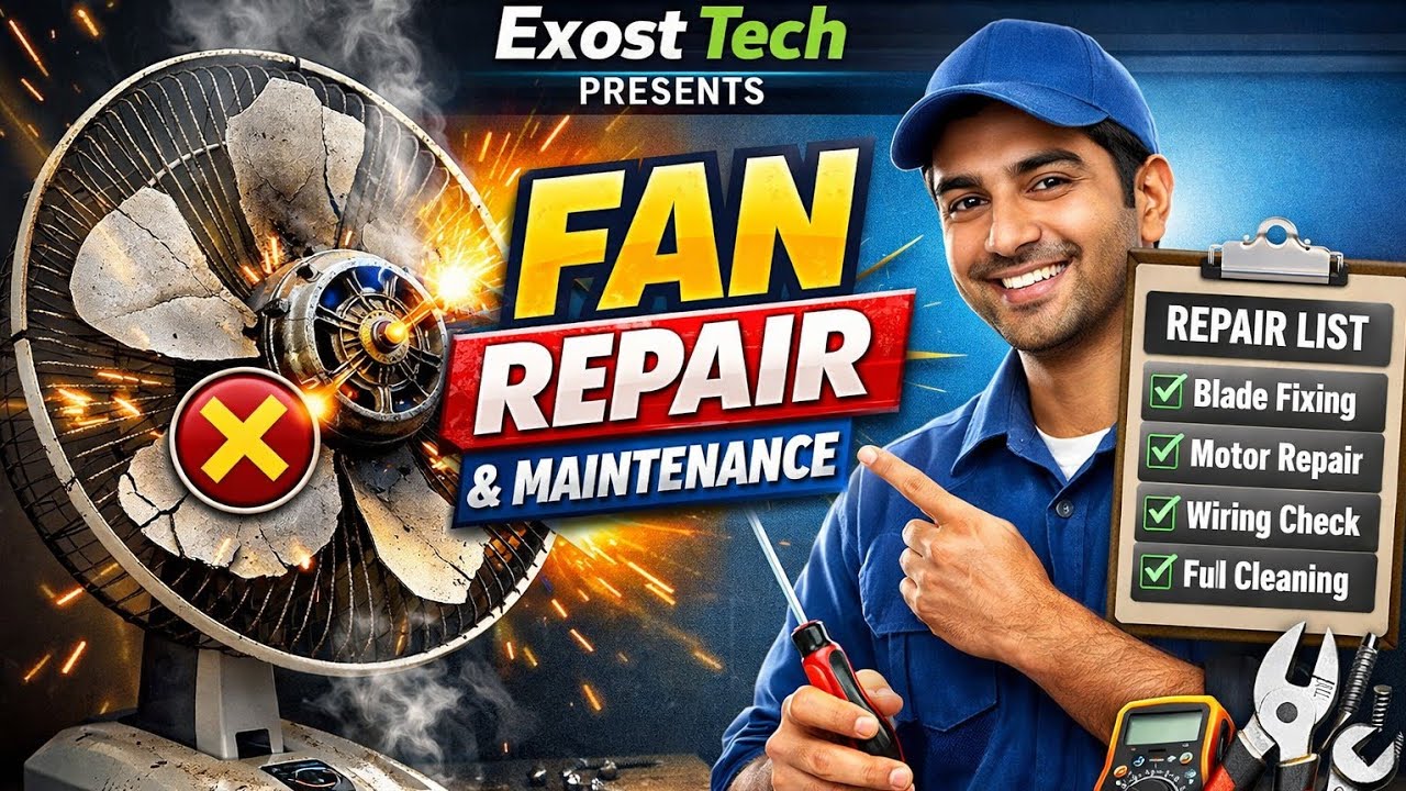 exost fan Light repair class