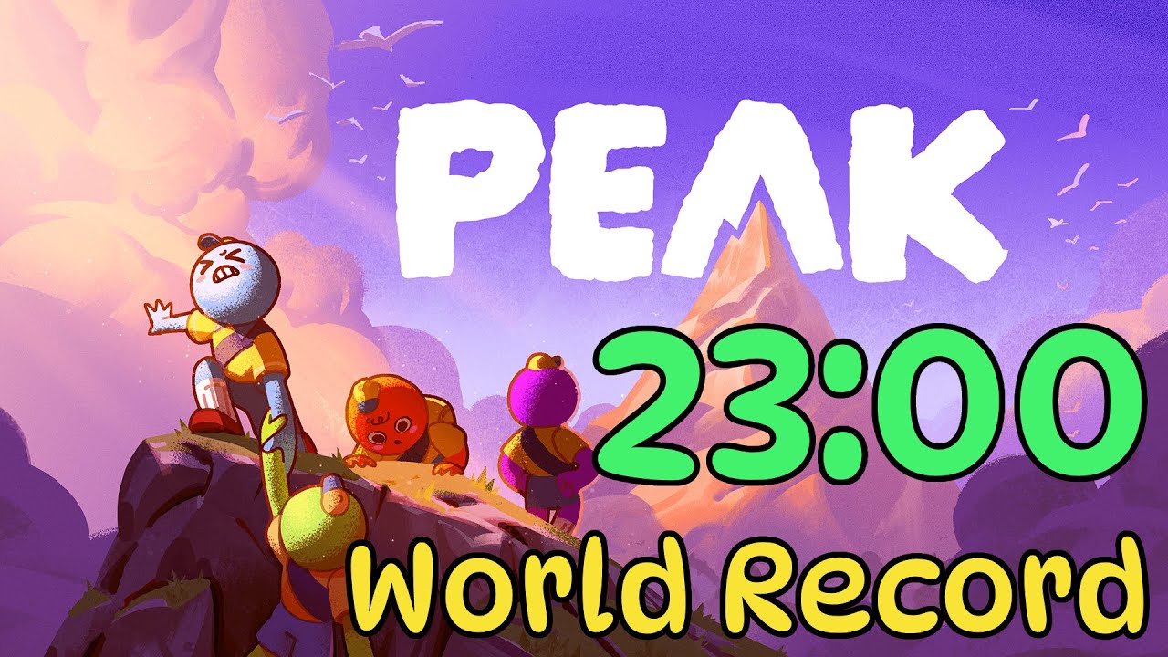 PEAK Speedrun in 23:00 - Former World Record (Massive Improvement)