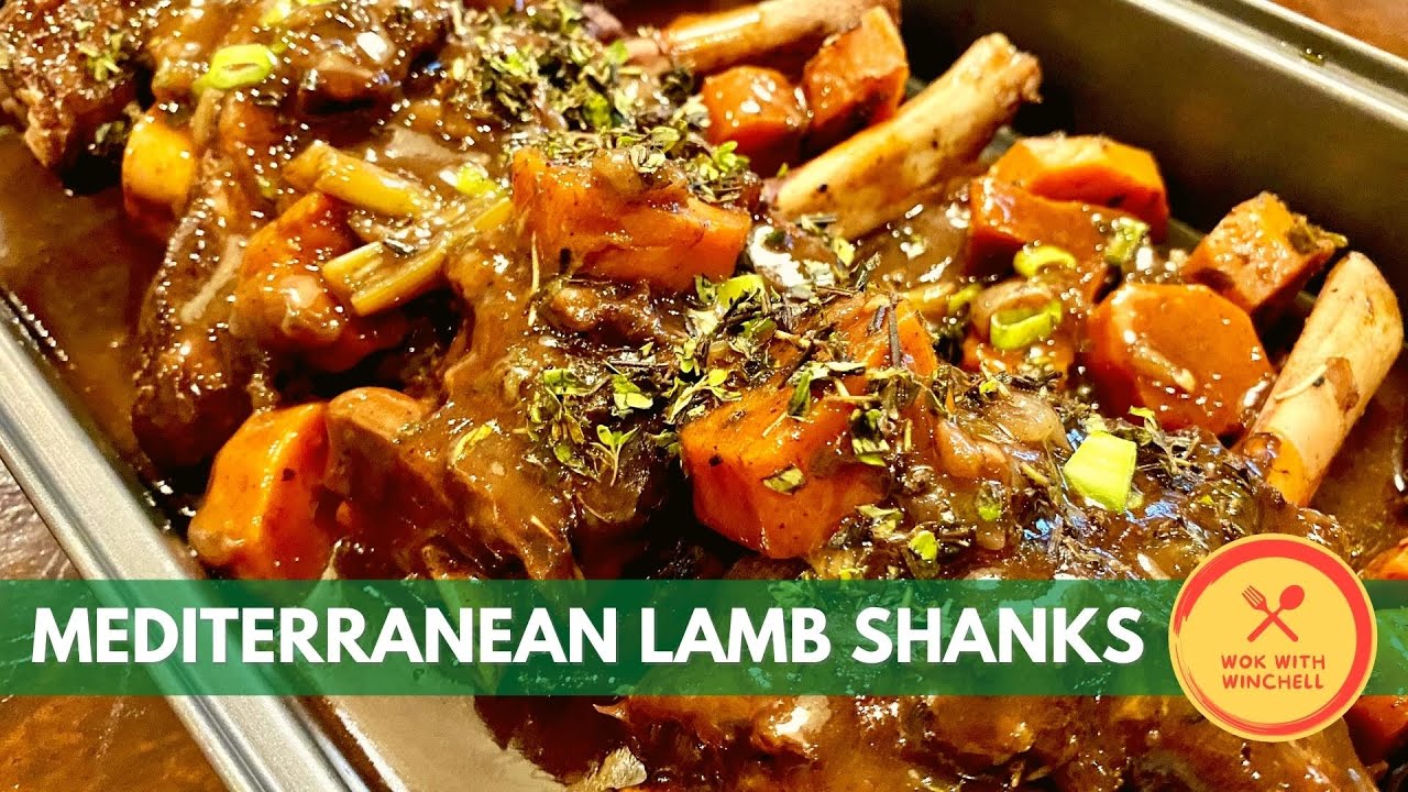 Instant Pot Braised Mediterranean Lamb Shanks | Pressure Cooker Recipes