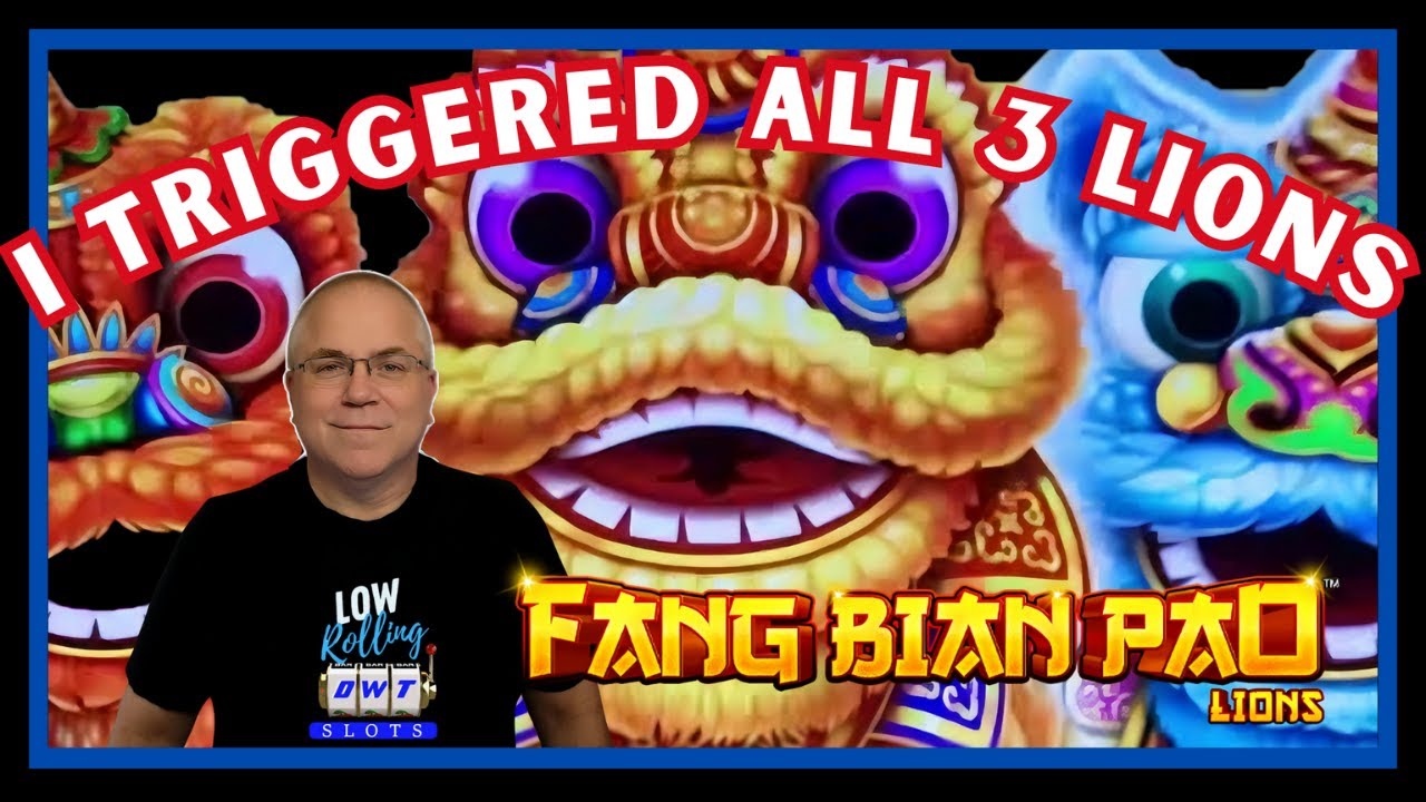💥💥💥I TRIGGERED ALL 3 LIONS🦁🦁🦁 playing Fang Bian Pao Lions & Fang Bian Pao Kittys by Aristocrat