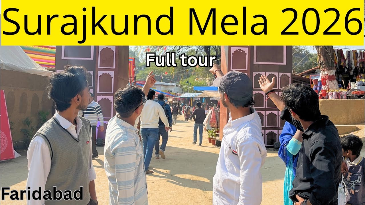 Surajkund Mela 2026 Faridabad /surajkund craft mela 2026..🎡🎢