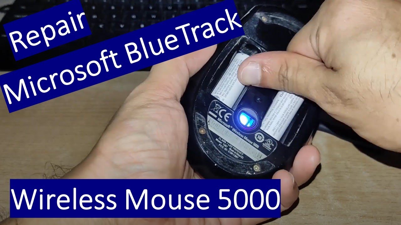 Microsoft Wireless Mouse 5000 🖱️Cleaning 👩‍🏭 Repair 🌊