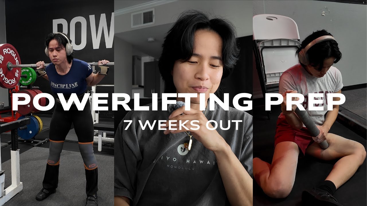 7 Weeks Out From Powerlifting America Nationals | Training Vlog