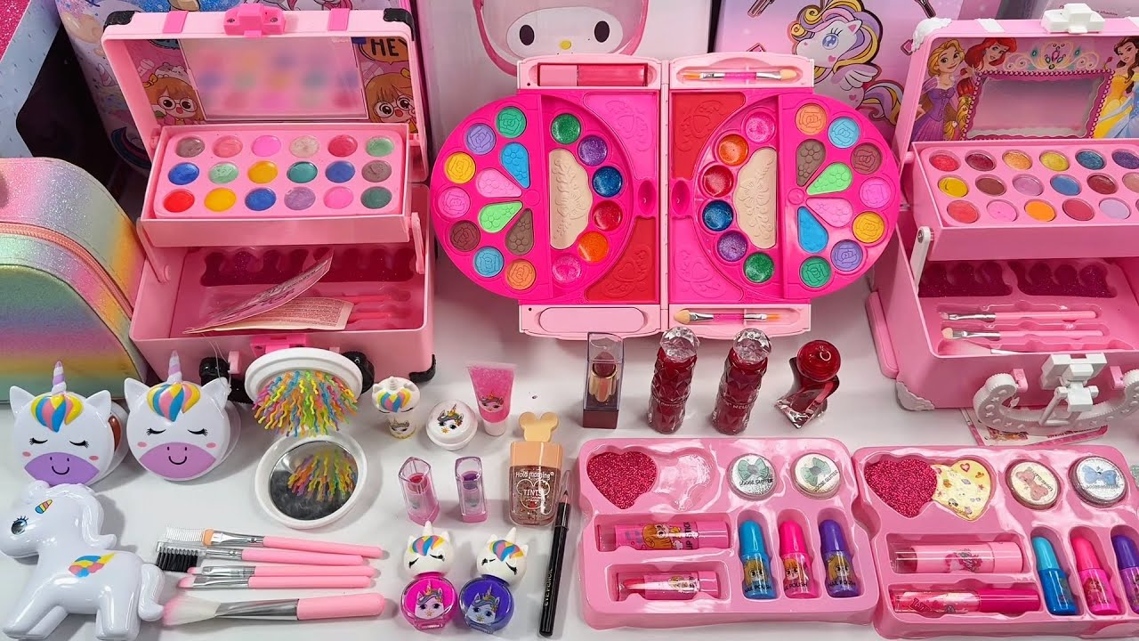 16 Minutes Satisfying Video with Unboxing 4 Makeup Toys, Review Toys, ASMR