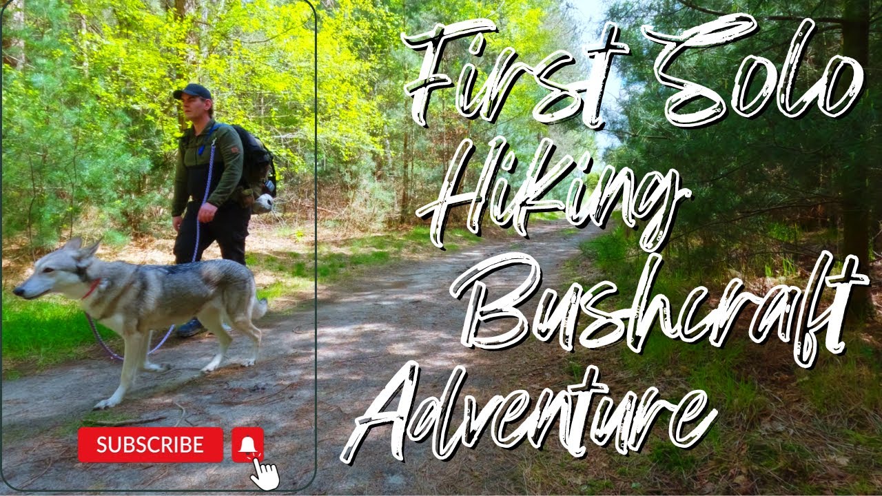 First Solo Hiking Overnight Bushcraft Adventure | after not being out for 3000 days!