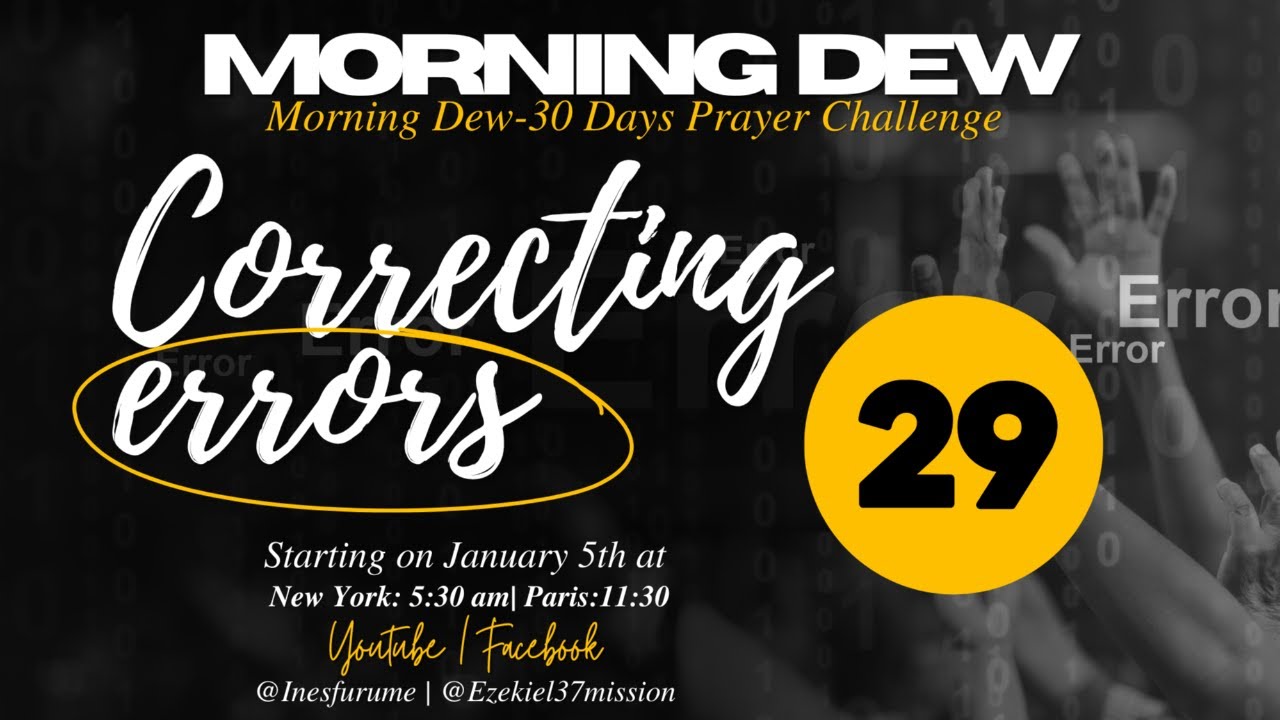 THE MORNING DEW- 30 days Prayer Challenge with Dr. Ines Furume