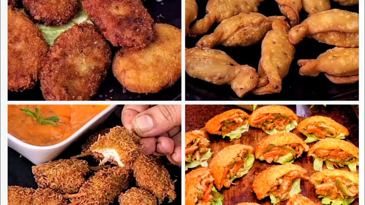 Ramadan Iftar Combo 😍 4 Easy Snacks in 1 Video | Episode 5 to 8 | Chicken Special
