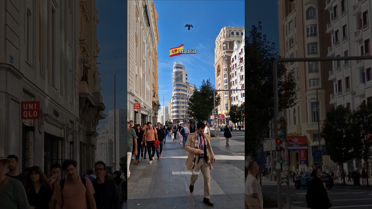🇪🇸 MADRID Gran V&iacute;a Walk 🏙 Europe's Most Charming Capital City #spain #4k #citytour #travel