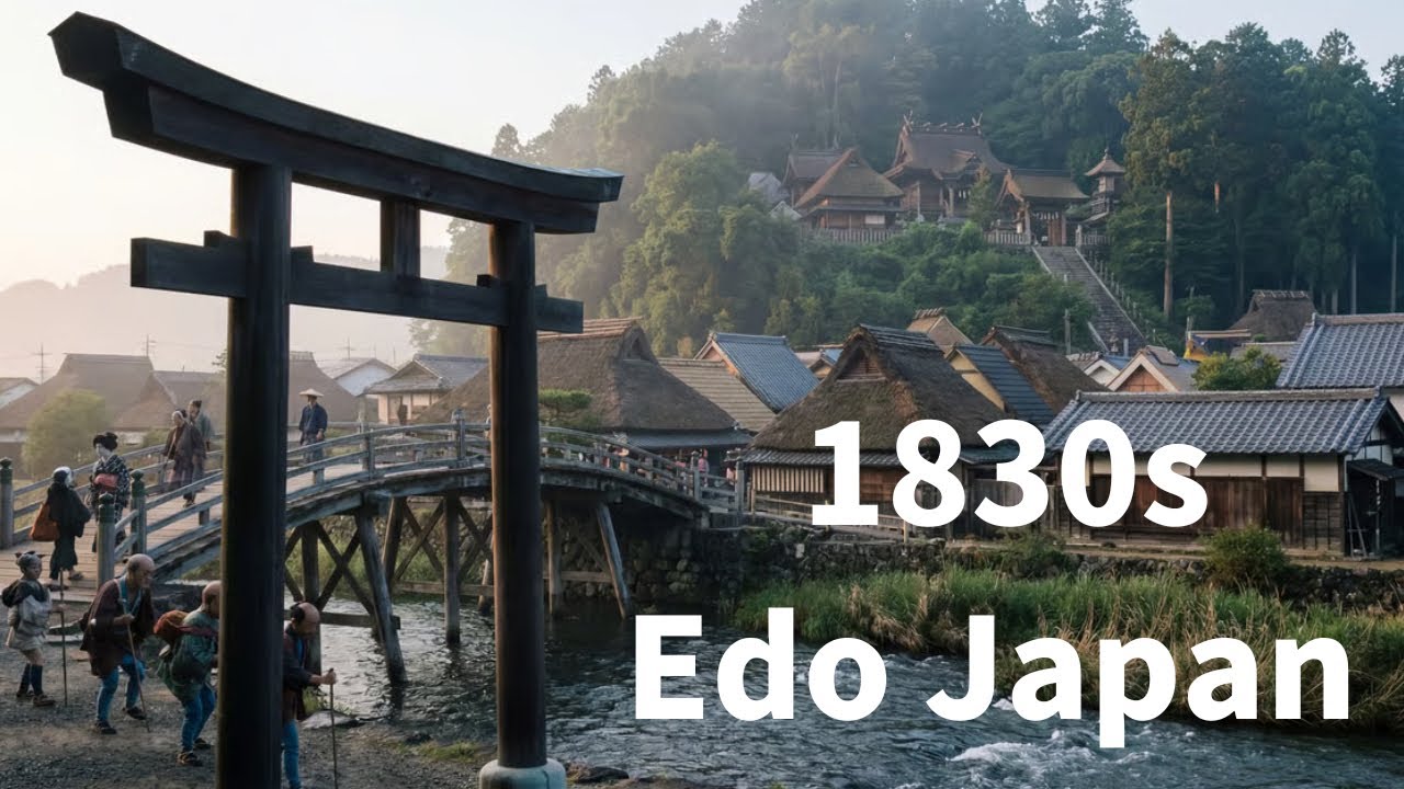 Walking Inside Hiroshige’s Tokaido | Nihonbashi to Hakone (1830s Edo Japan)