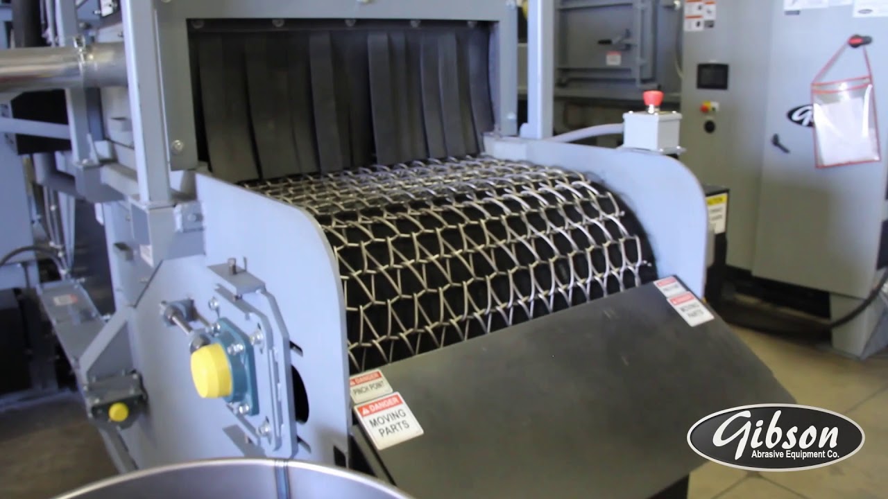 Wire Mesh Belt Wheel Blast Machine