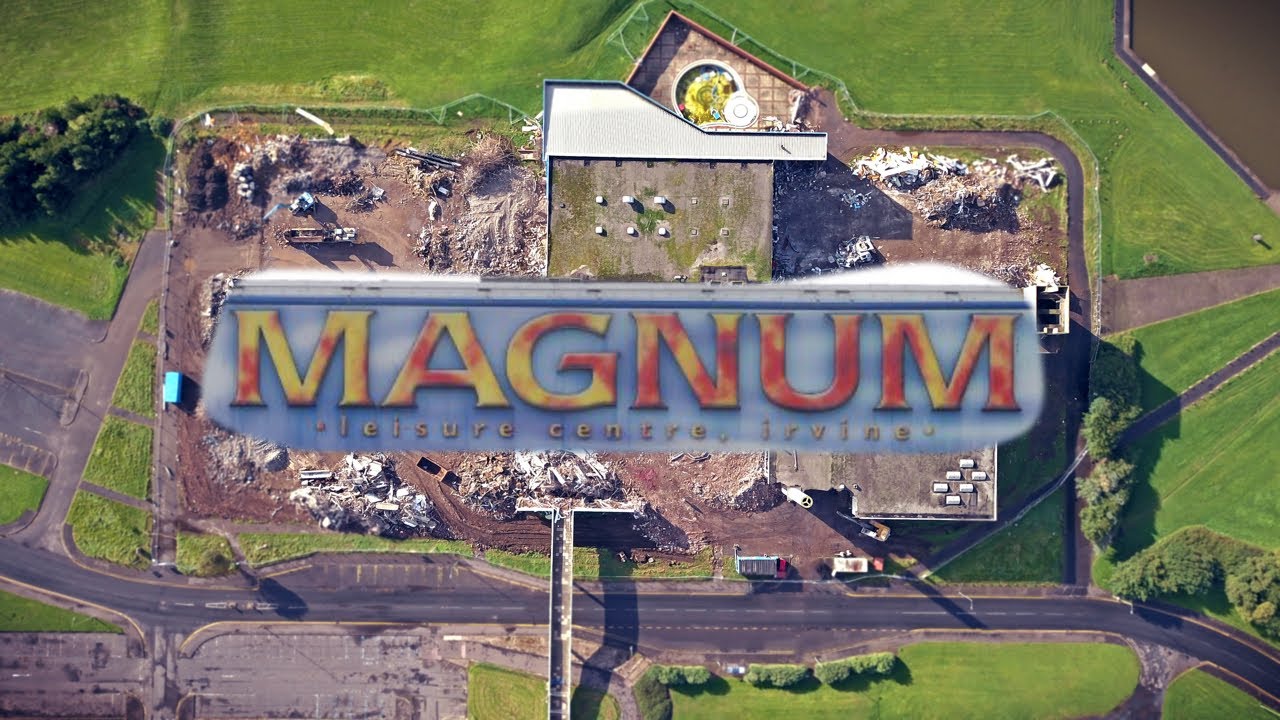 Demolition at the Magnum Leisure centre Irvine