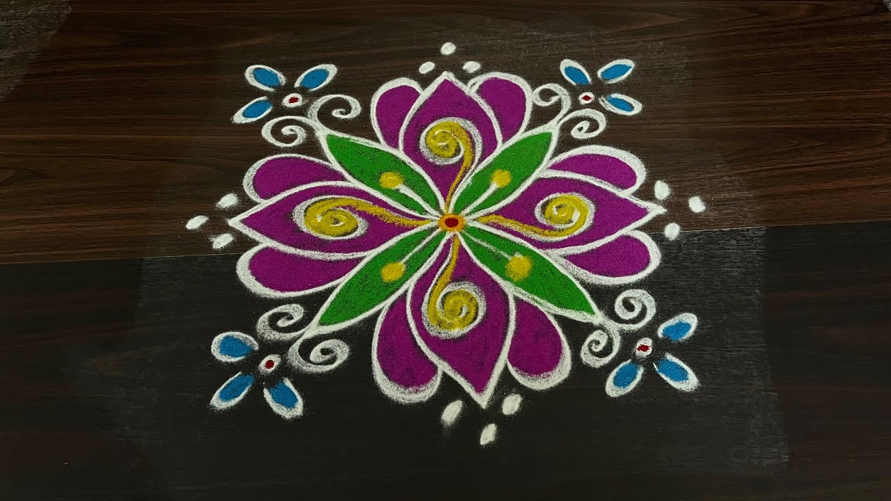 3*3 dots Simple ugadi muggu 🌺|| ఉగాది పండుగ ముగ్గులు🌸 || easy festival rangoli design for beginners🌼