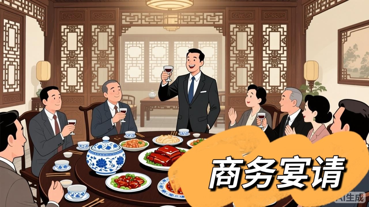 59.【商务汉语 Ep.1】在中国和客户吃饭有多重要？｜Business Dinner Etiette in China（B)