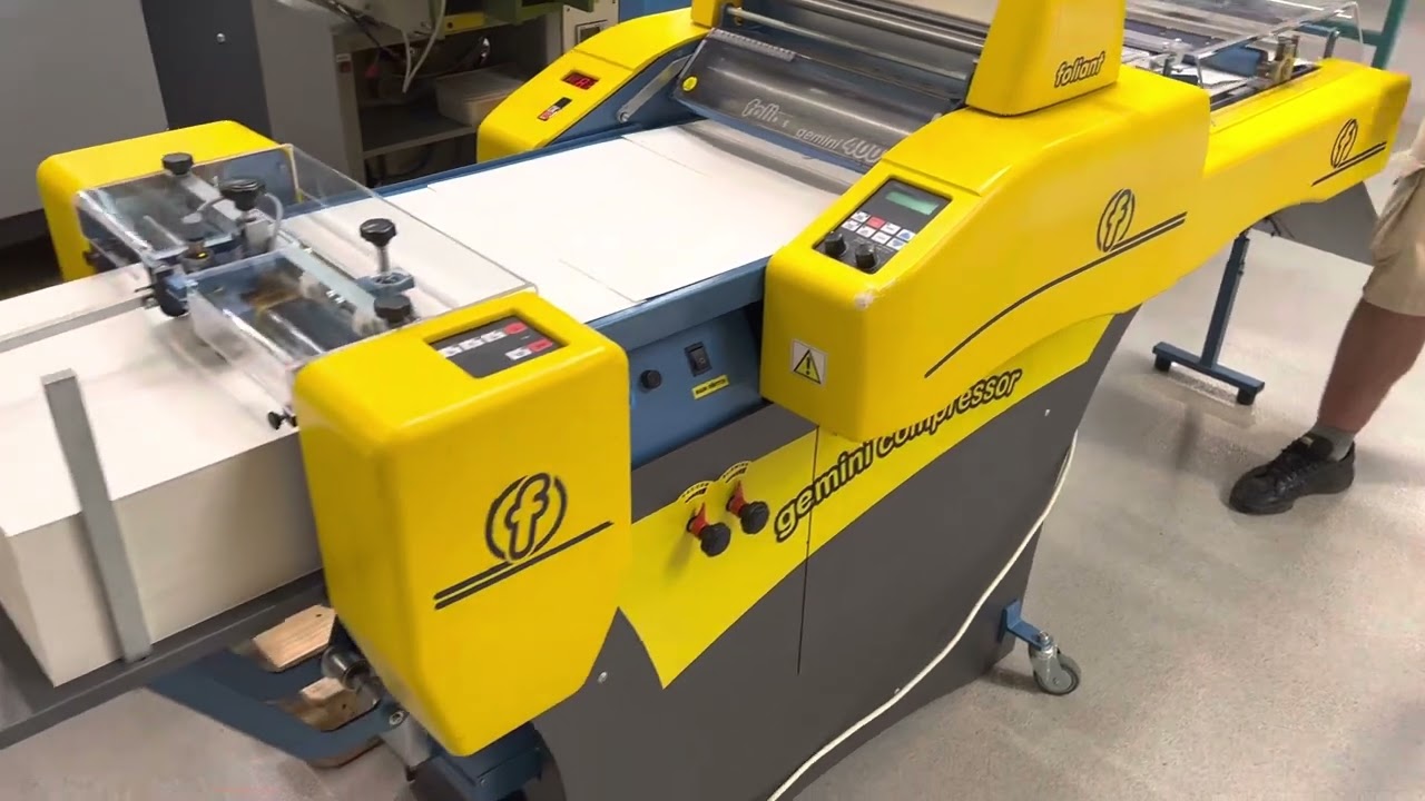 Foliant Gemini Compressor 400A laminating machine