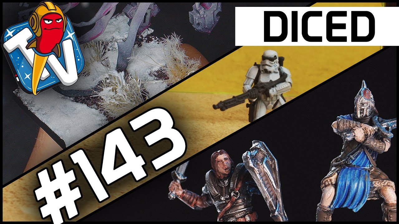 DICED - Die Tabletopshow auf Rocket Beans TV #143 | Elder Scrolls | Star Wars | Schneebases | DICED