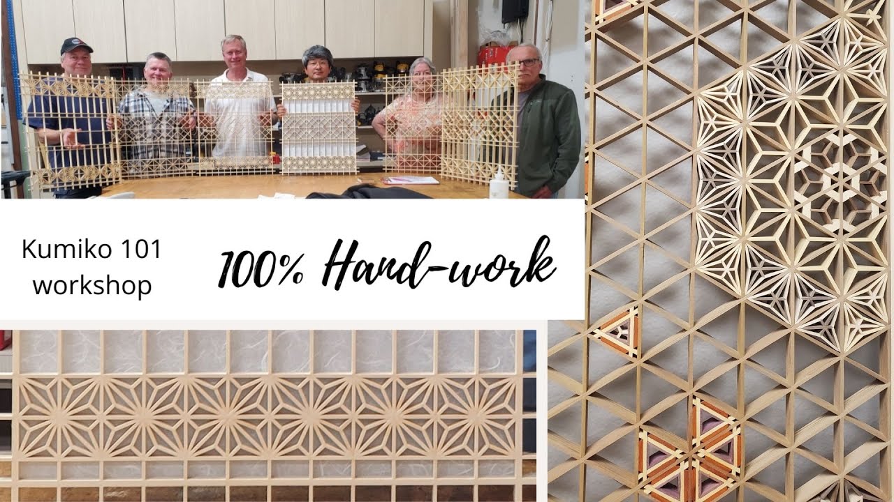 Kumiko Workshop / Kumiko making all by hand-work #howtomakekumiko #kumikoclass