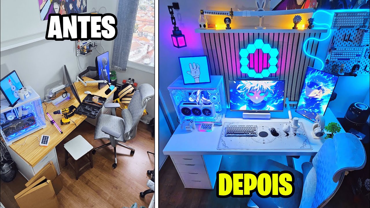 Transformei Meu SETUP BAGUNÇADO no Melhor SETUP GAMER!