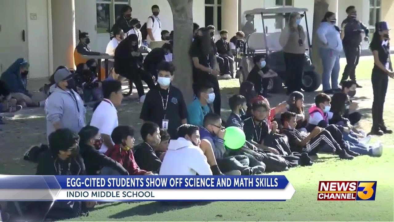 Eggs-periment at Indio Middle School showcases science and math skills