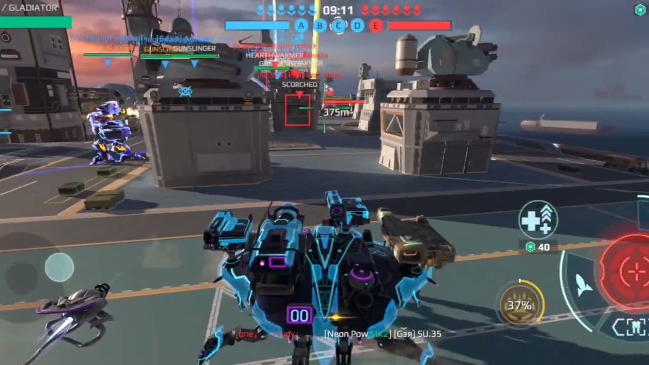 حرب الروبوتات نلعب شوية مباريات war robots have fun with some gameplay 