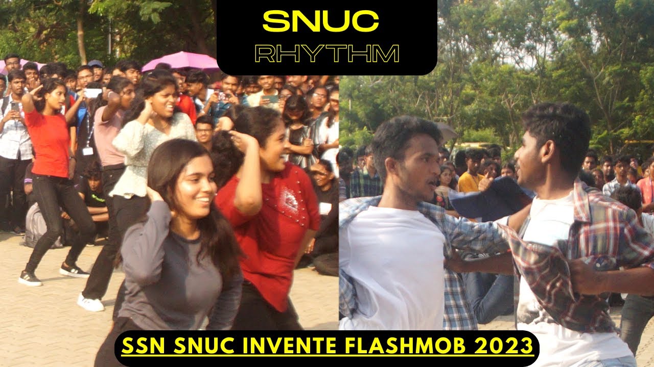 SNUC Rhythm Flashmob Invente 2023 | SSN College | Shiv Nadar University