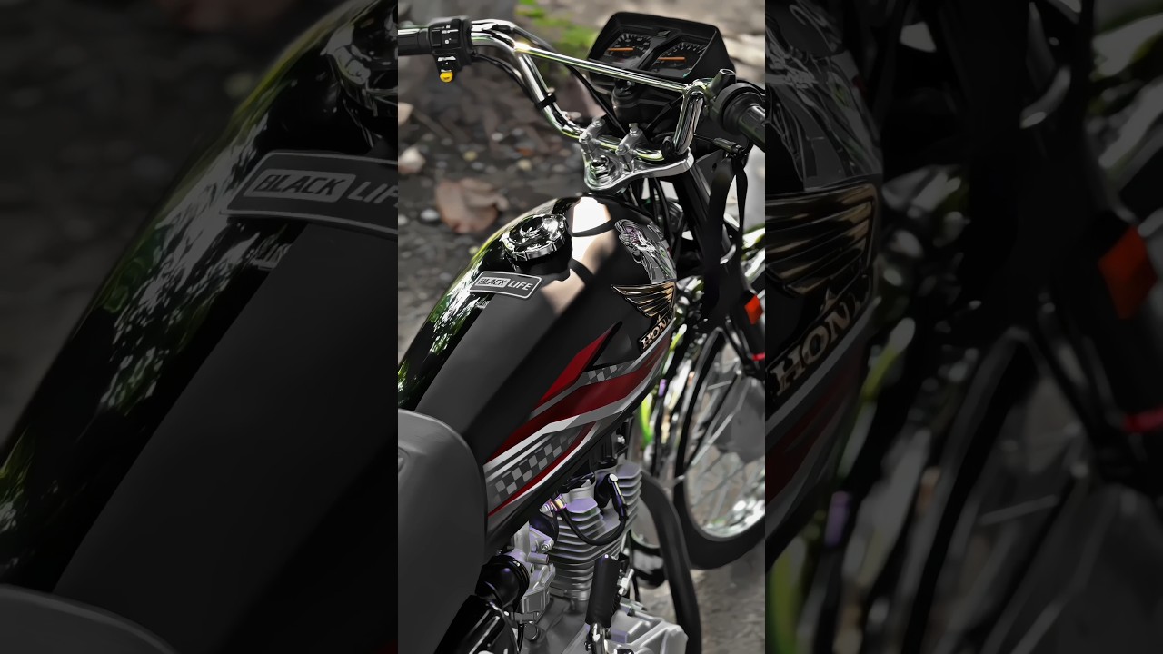 HONDA CG125 BLACK MODIFIED 2024 MODEL😍 #shorts #short #trending