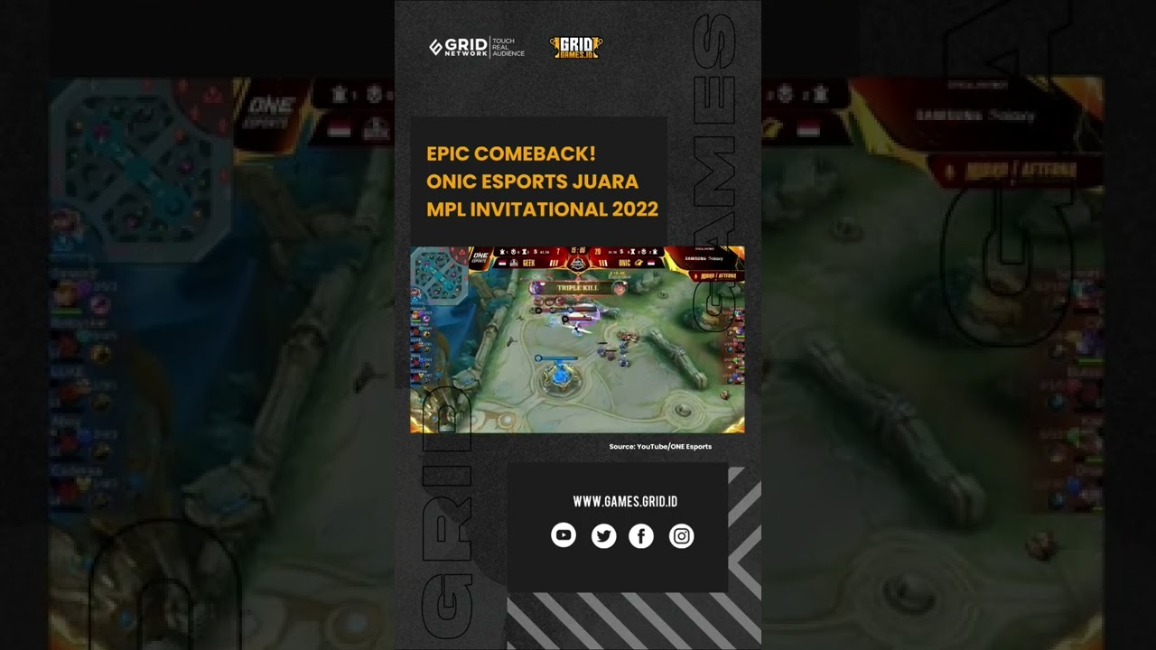 ONIC Esports Juara MPLI 2022, Kalahkan Geek Fam 3-2