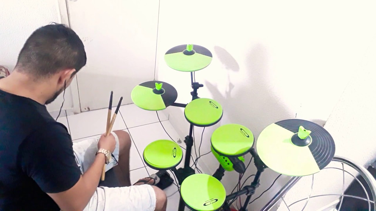 Todavia me alegrarei (Drumer Cover) USE FONE DE OUVIDO!! Bateria eletrônica csd130.