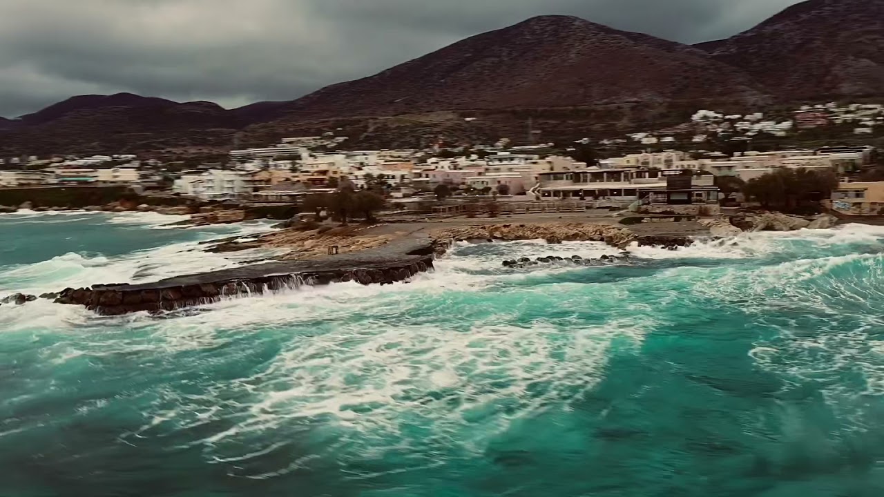 Strong wind(50km/h gusts) & rough sea but a tough M2P also…