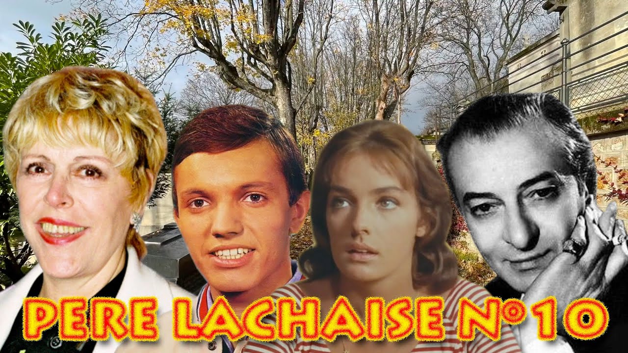 Sylvie Joly - Frank Alamo - Marie Laforêt - Jules Berry  PÈRE LACHAISE Novembre 2021