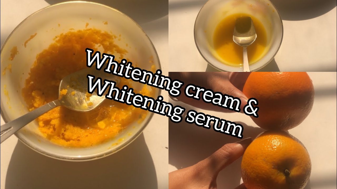 Homemade vitamin C Serum for glowing skin||Orange peel serum