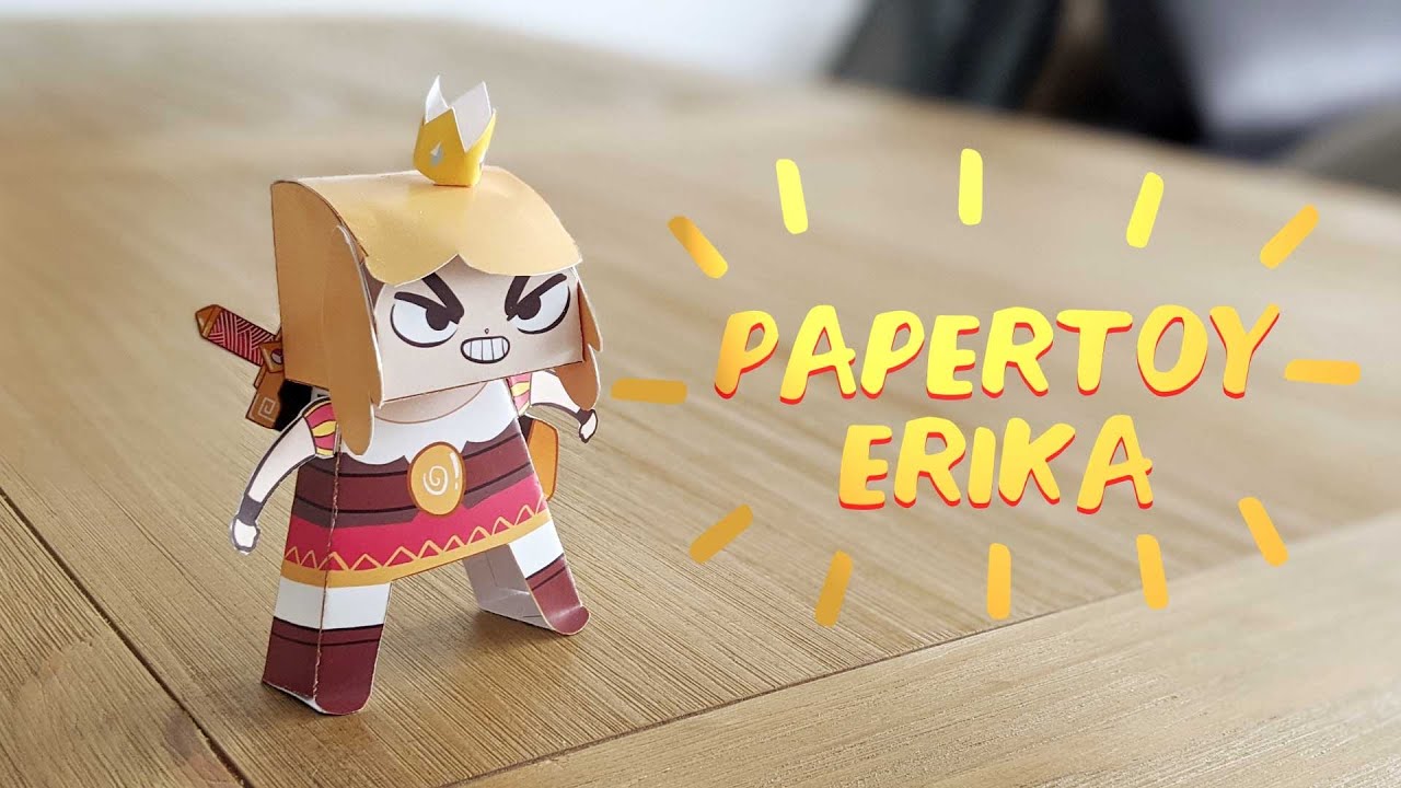 Tuto papertoy Erika