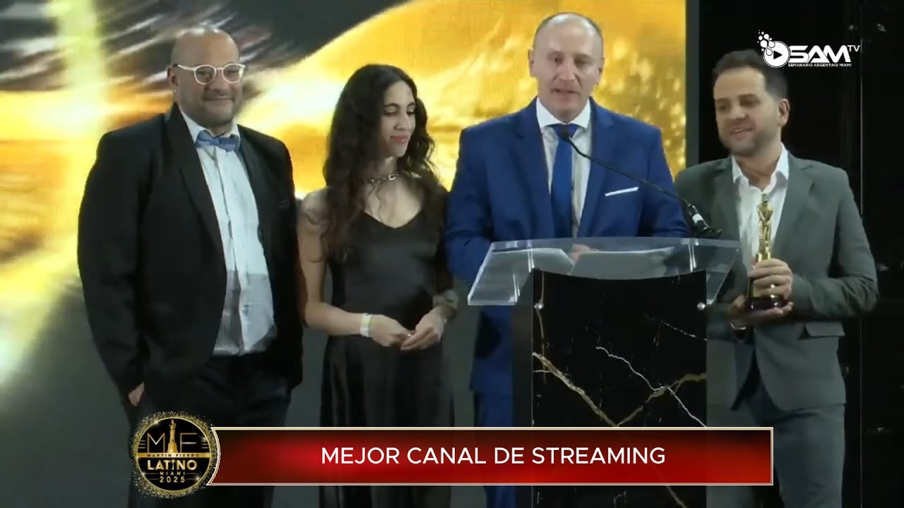 Categoría: CANAL DE STREAMING - Martín Fierro Latino Miami 2025