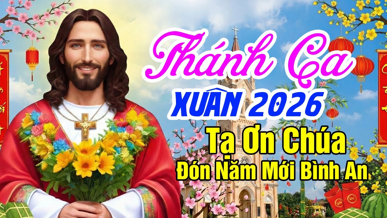 Dâng Chúa Mùa Xuân Mới - Thánh Ca Mùa Xuân 2026 – Tạ Ơn Chúa Đón Năm Mới Bình An