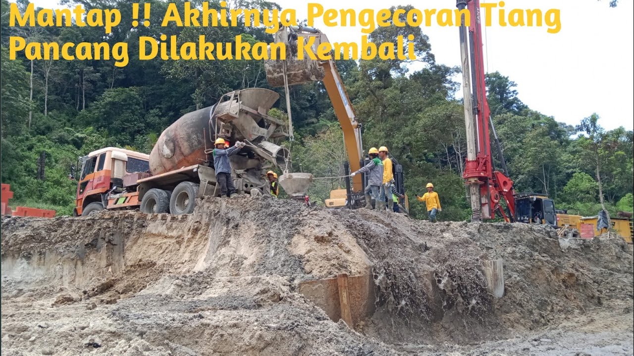 Batu Jomba Terbarull Setelah Beberapa Hari Ini Proyek Berhenti Akhirnya Pengecoran Dilakukan Kembali