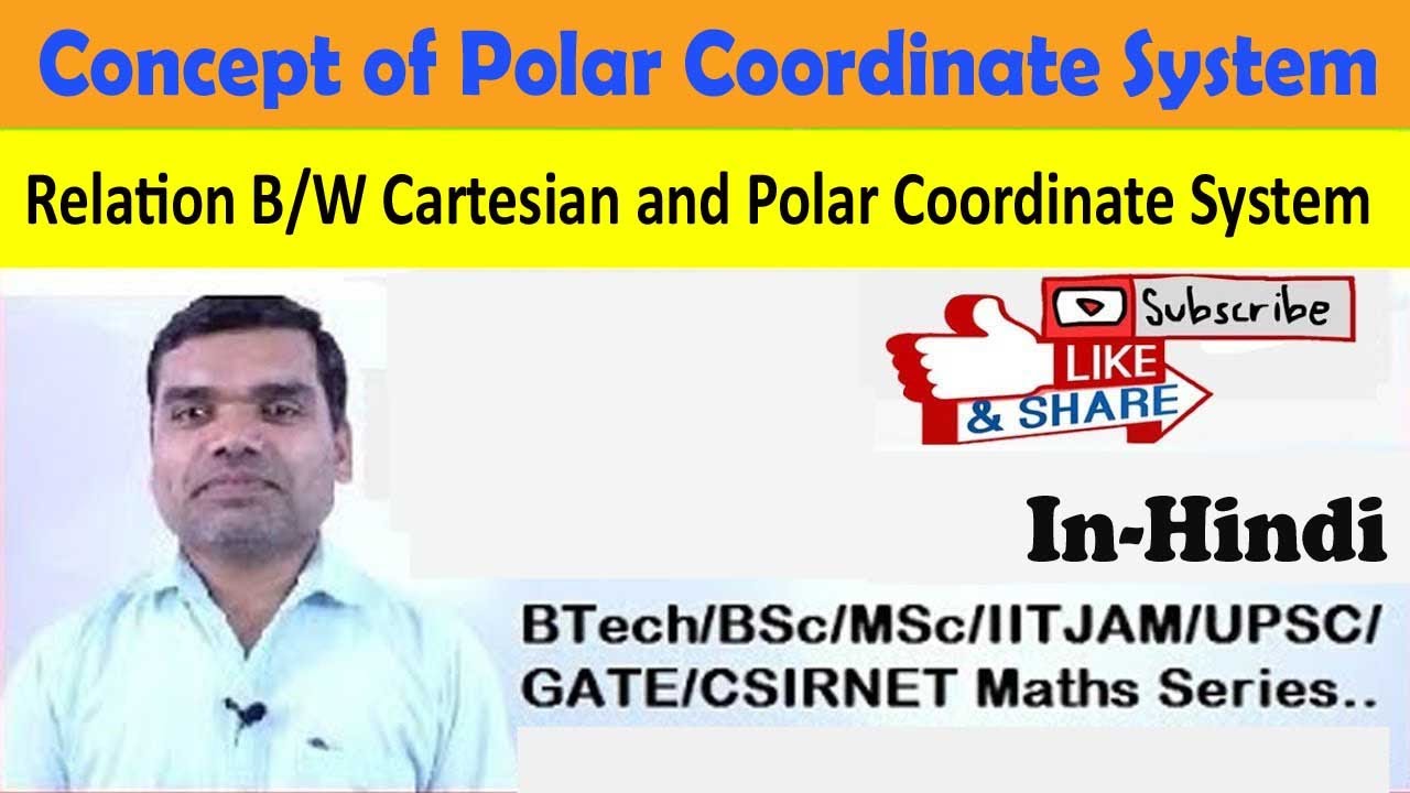 Concept of Polar Coordinate System in Hindi