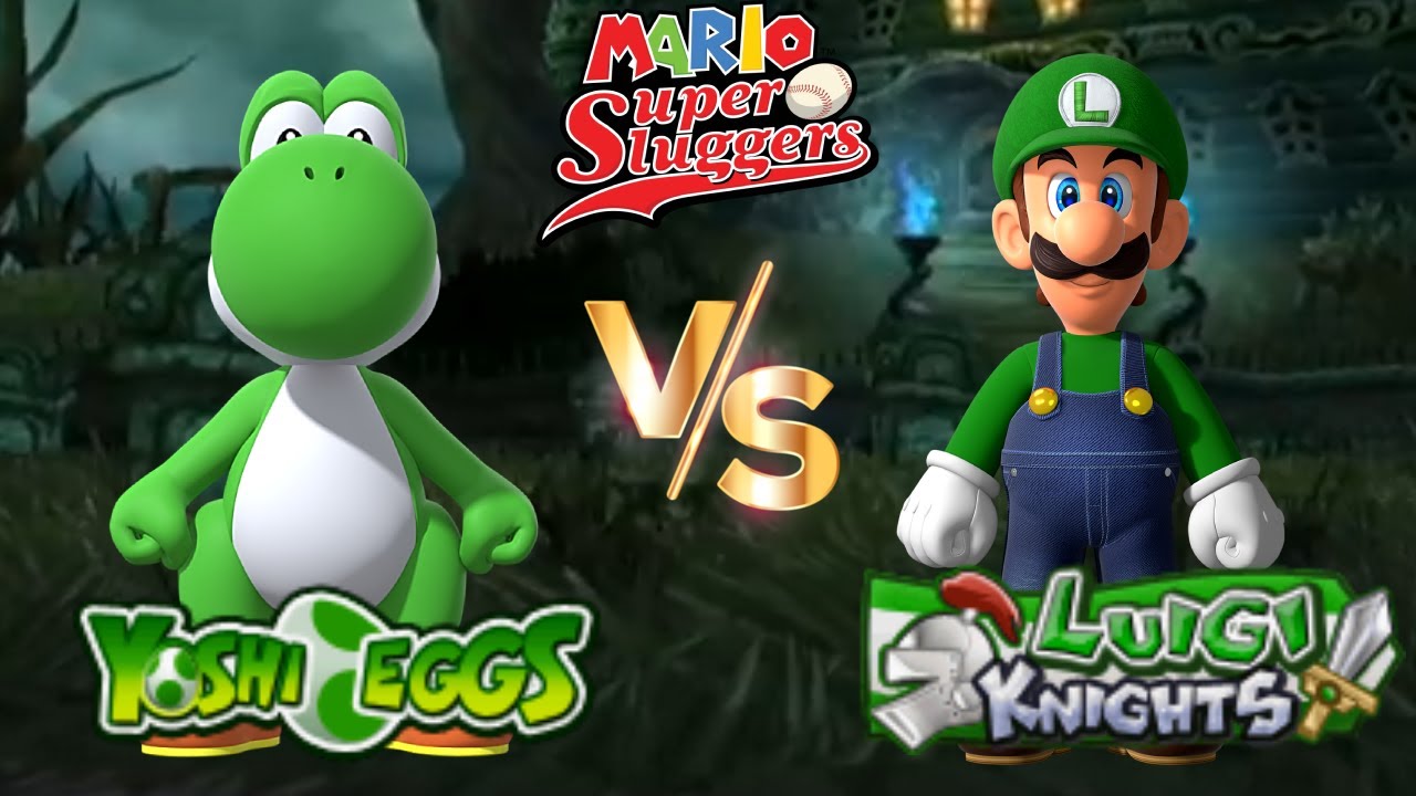 Super Mario Sluggers - Season 17 Game 1 Yoshi vs Luigi [Luigi's Mansion]